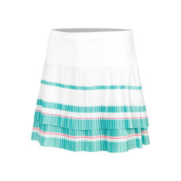 Lucky in Love Long Deco Stripe Pleated Skirt